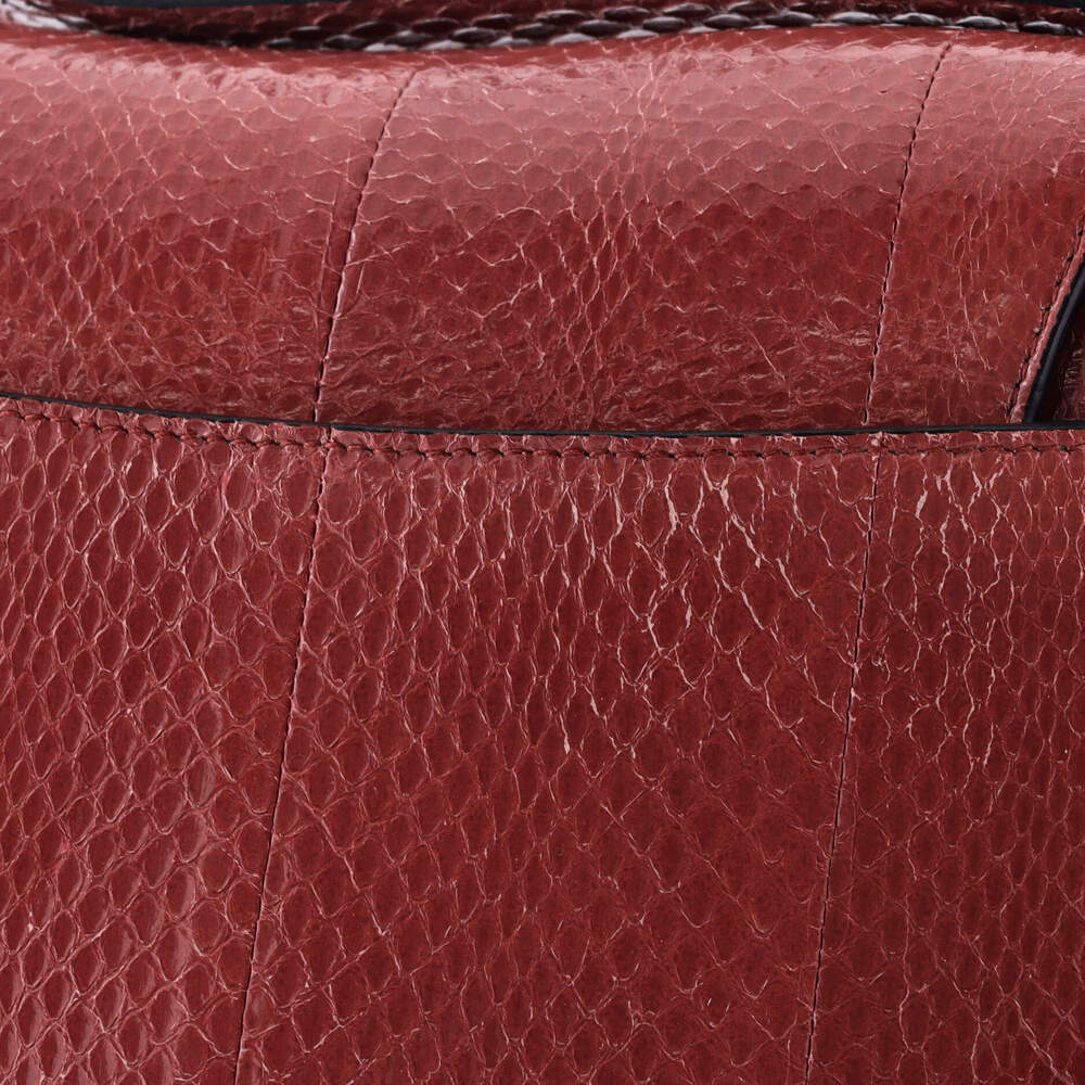 Christian Dior Medium Saddle Handbag Python - Picture 7 of 7